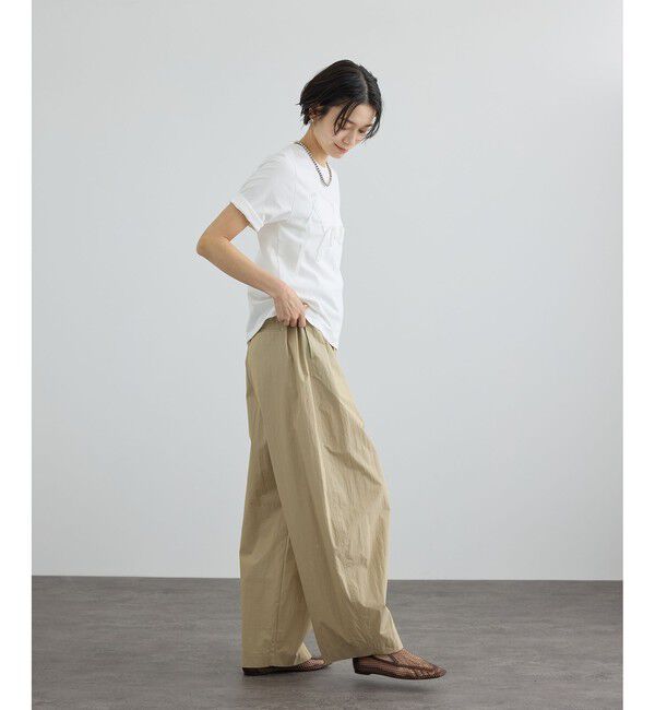 SALON adam et rope'「テープ刺繍コンパクトTシャツ」|Tシャツ・カットソー|