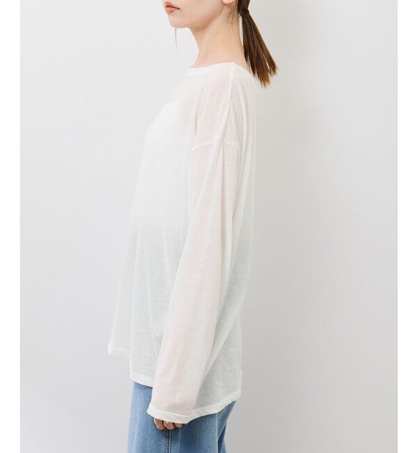 Rope&rsquo;Picnic「シアーロングスリーブTシャツ」|Tシャツ・カットソー|