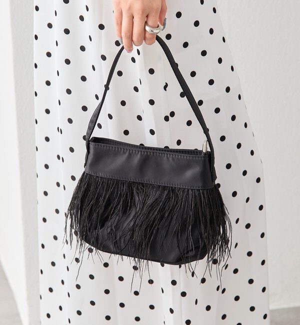  「フェザーラインハンドルBAG」|トートバッグ|ブラック