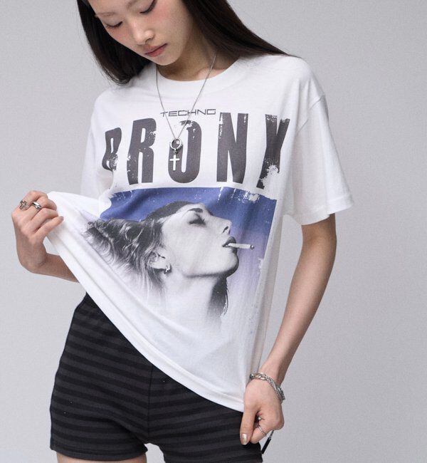  「【KOOKY'N】 BRONX フォトTEE ＊UNISEX」|Tシャツ・カットソー|ホワイト