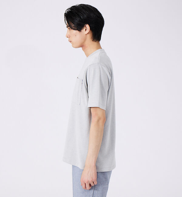 ABAHOUSE「ツインフェイス カットオフ ポケTシャツ」|Tシャツ・カットソー|