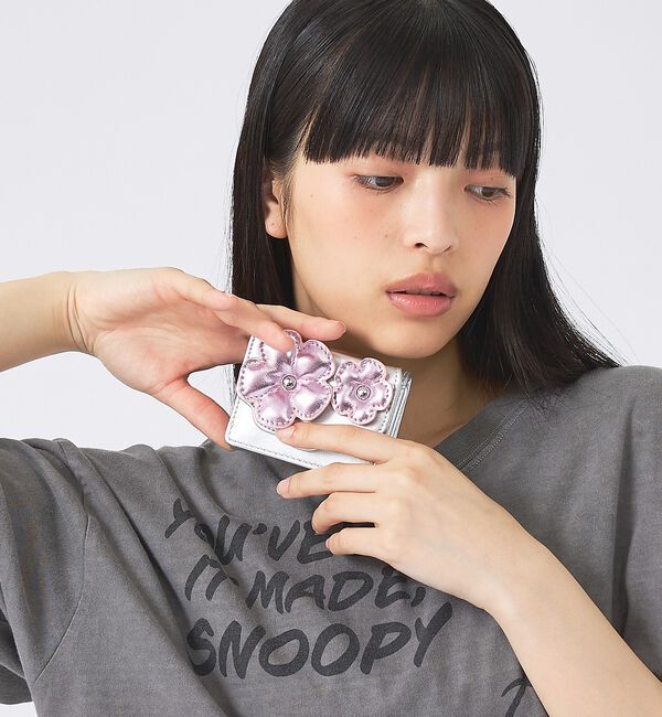 Rouge vif「【Casselini/キャセリーニ】フラワーぷっくりウォレット/財布/花【WEB」|財布|
