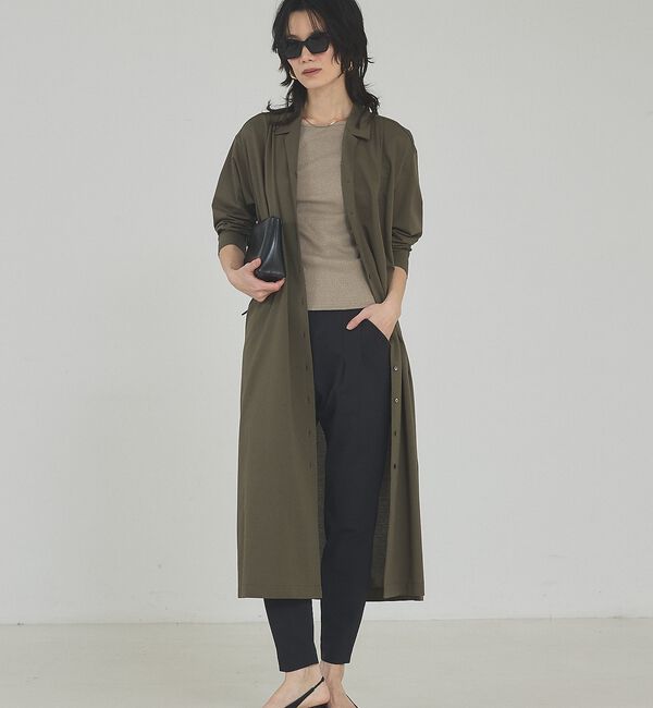 qualite「【愛され続ける名品パンツ！新色追加】2WAYストレッチタックパンツ」|その他|