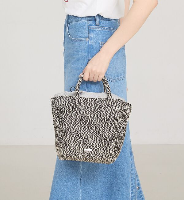 LOWELL things「●SOEUR/スクエアカゴバッグ」|かごバッグ|