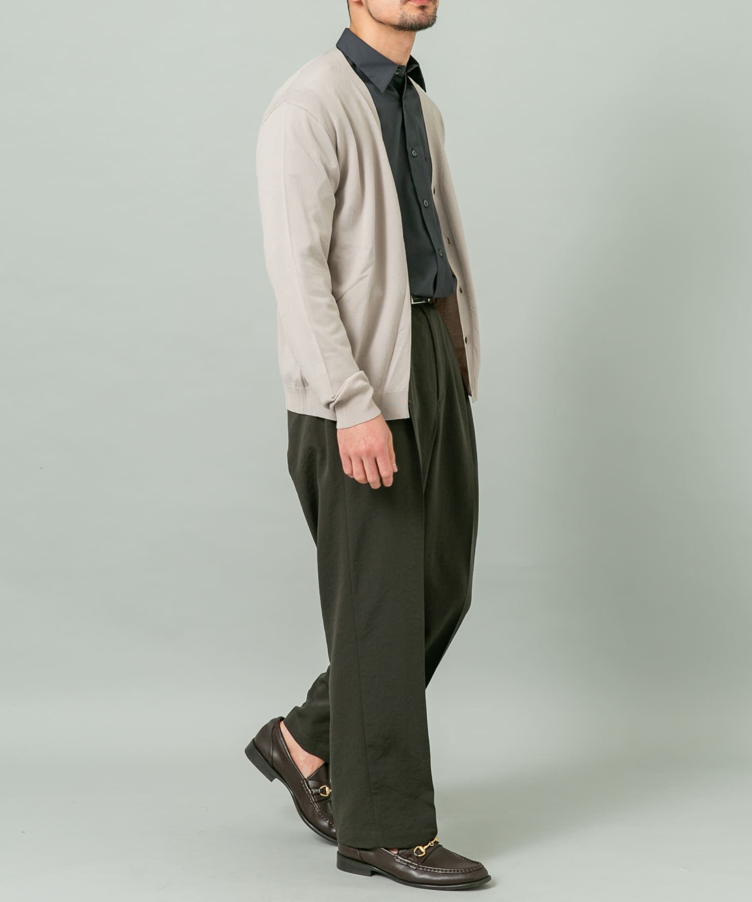 URBAN RESEARCH ROSSO「『WEB限定』シルク混ベーシックカーディガン」|カーディガン|