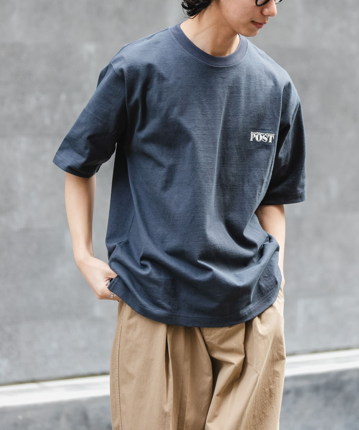 URBAN RESEARCH DOORS「FORK&SPOON　POSTワンポイントTシャツ」|Tシャツ・カットソー|