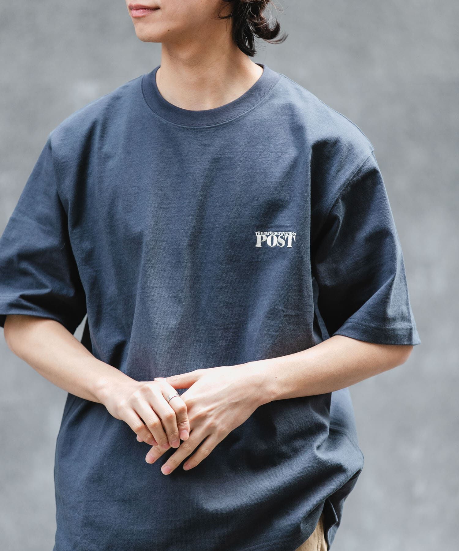 URBAN RESEARCH DOORS「FORK&SPOON　POSTワンポイントTシャツ」|Tシャツ・カットソー|