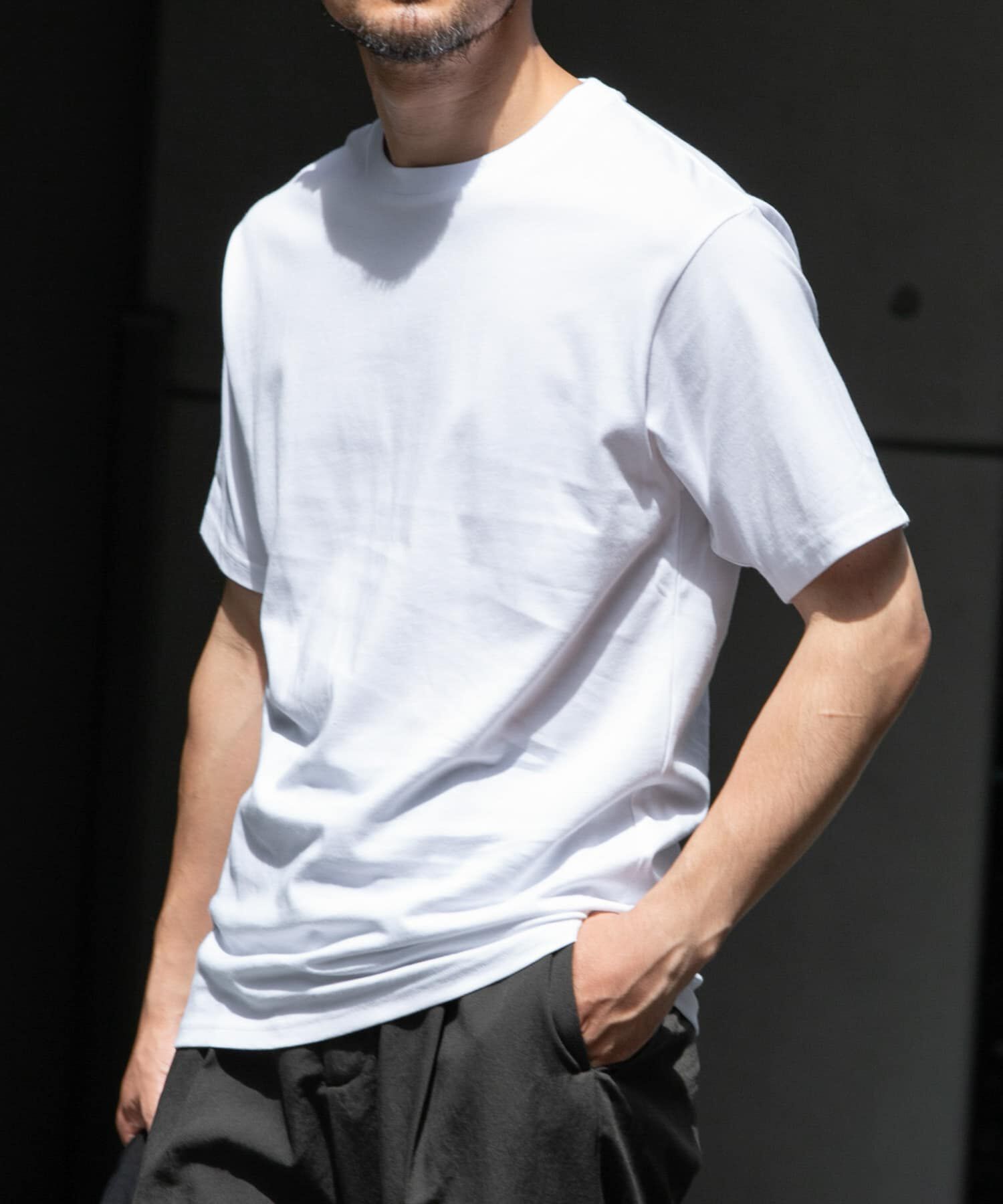 URBAN RESEARCH ROSSO「『XLサイズあり』『UR TECH』汗ジミ防止クルーネックTシャツ」|Tシャツ・カットソー|