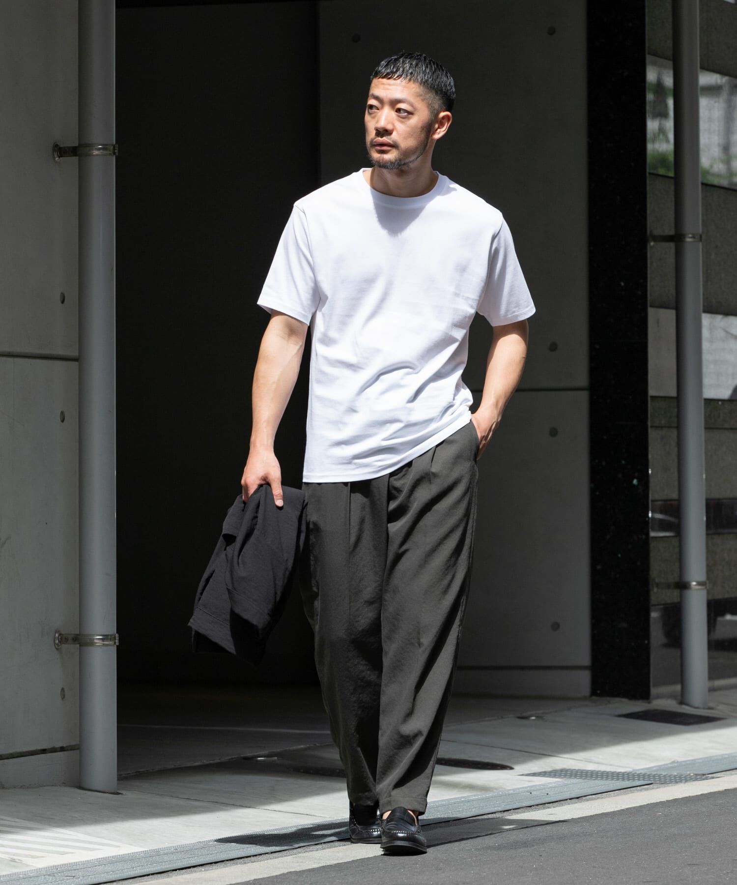 URBAN RESEARCH ROSSO「『XLサイズあり』『UR TECH』汗ジミ防止クルーネックTシャツ」|Tシャツ・カットソー|