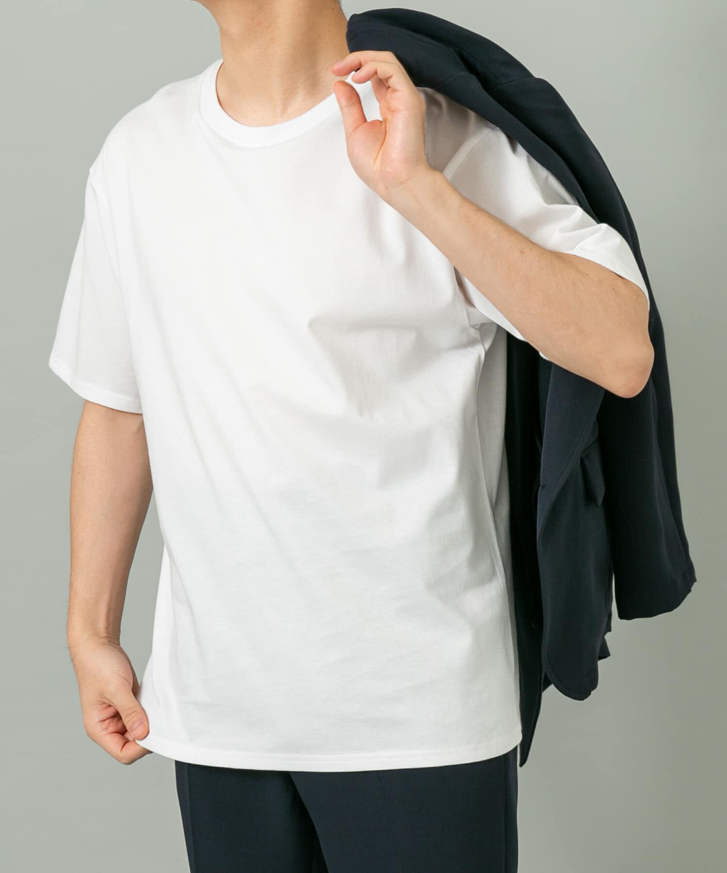 URBAN RESEARCH ROSSO「『XLサイズあり』『UR TECH』汗ジミ防止クルーネックTシャツ」|Tシャツ・カットソー|