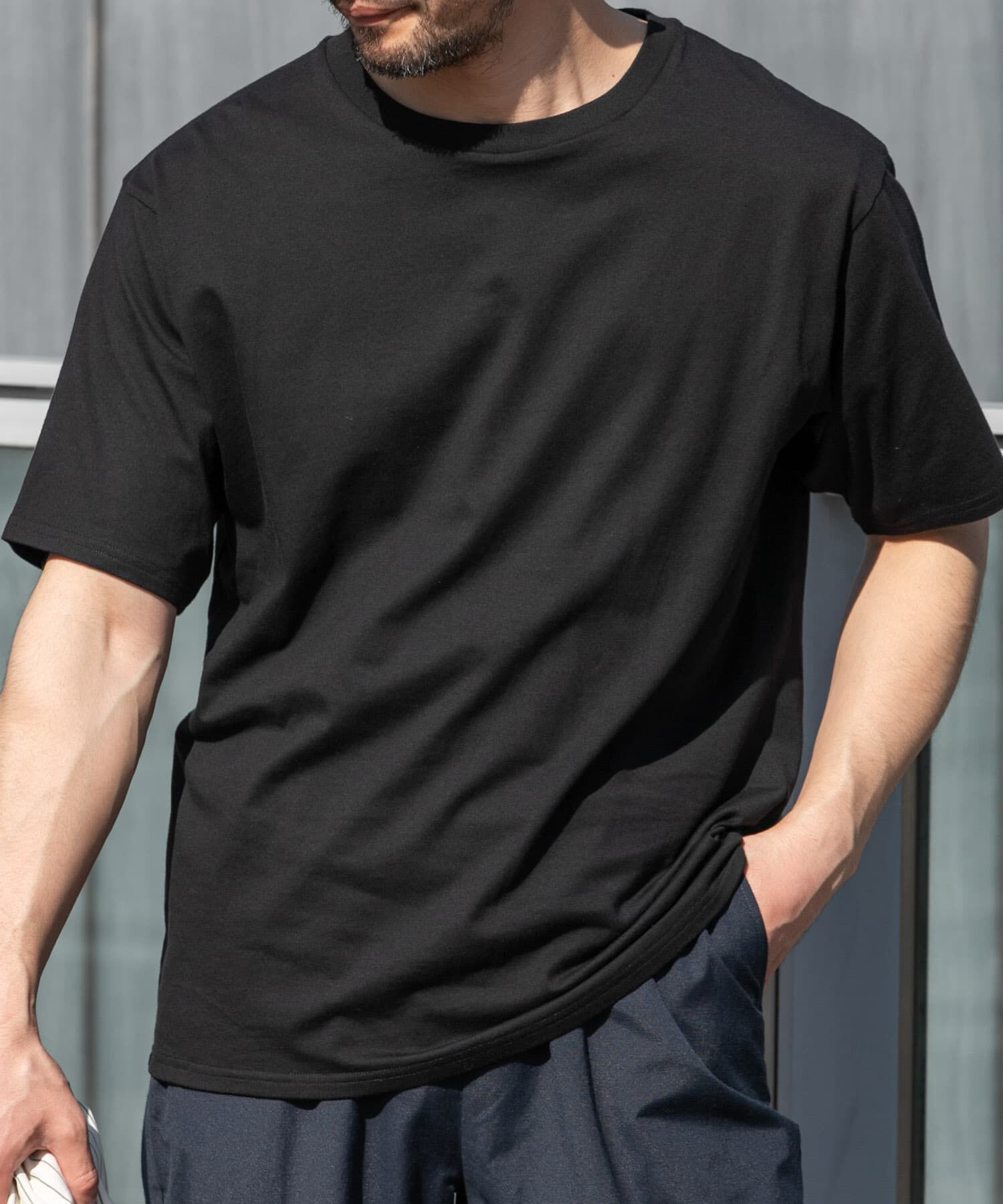URBAN RESEARCH ROSSO「『XLサイズあり』『UR TECH』汗ジミ防止クルーネックTシャツ」|Tシャツ・カットソー|