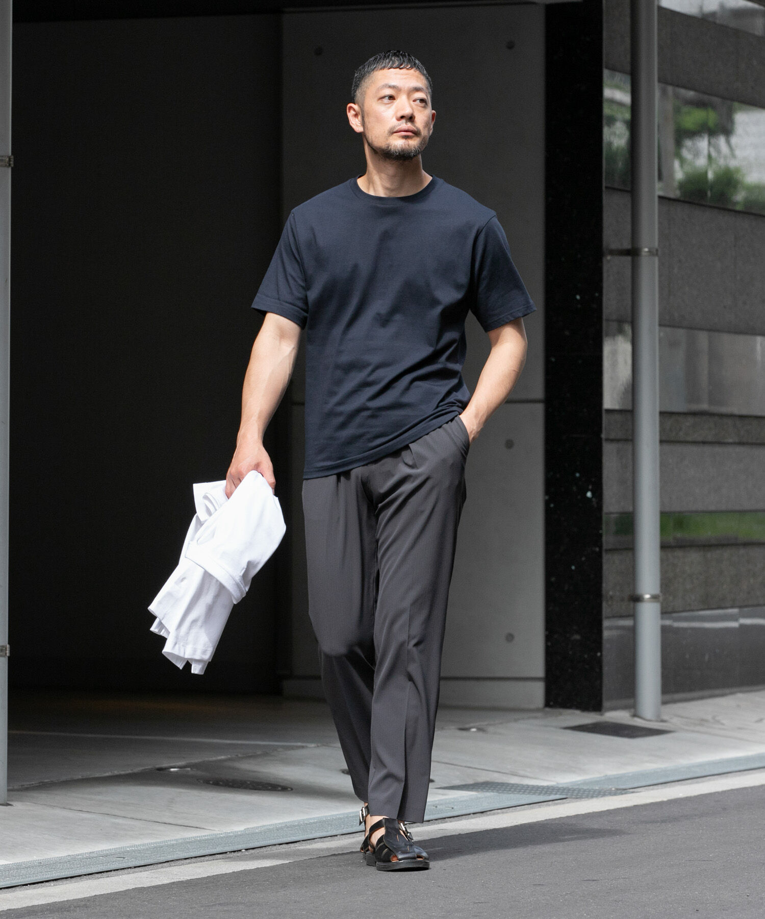 URBAN RESEARCH ROSSO「『XLサイズあり』『UR TECH』汗ジミ防止クルーネックTシャツ」|Tシャツ・カットソー|