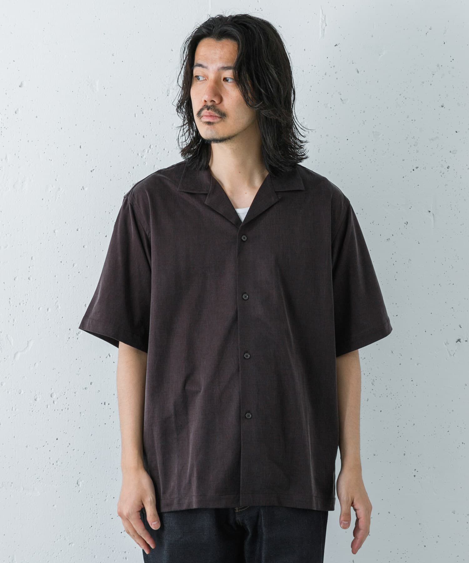 URBAN RESEARCH「『洗濯可』WASHABLE CUPRO SS O/C SHIRTS」|シャツ・ブラウス|