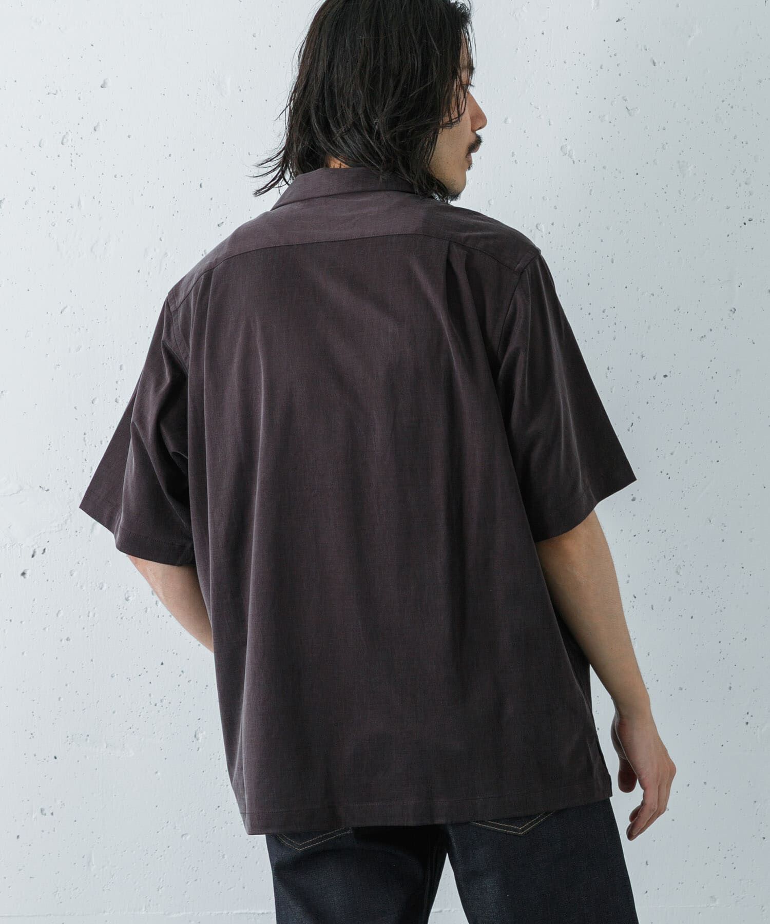 URBAN RESEARCH「『洗濯可』WASHABLE CUPRO SS O/C SHIRTS」|シャツ・ブラウス|