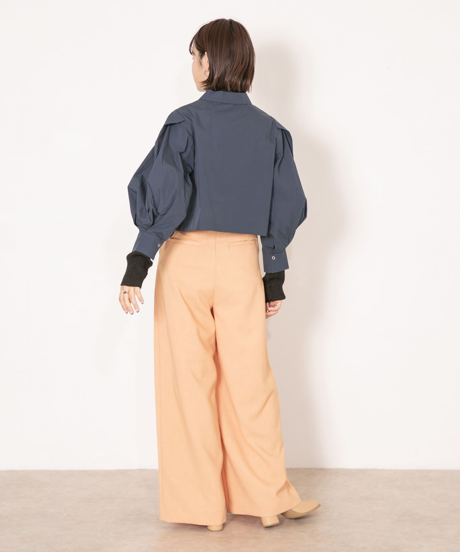  「ダブルタックワイドパンツ」|その他|