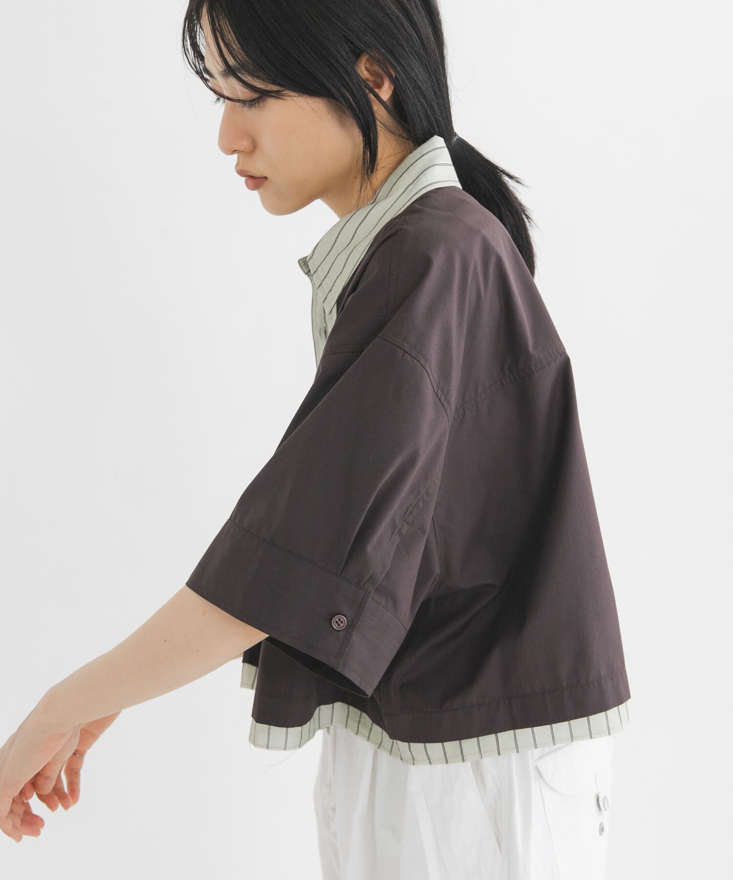 「レイヤードライクBOXシャツ」|シャツ・ブラウス|