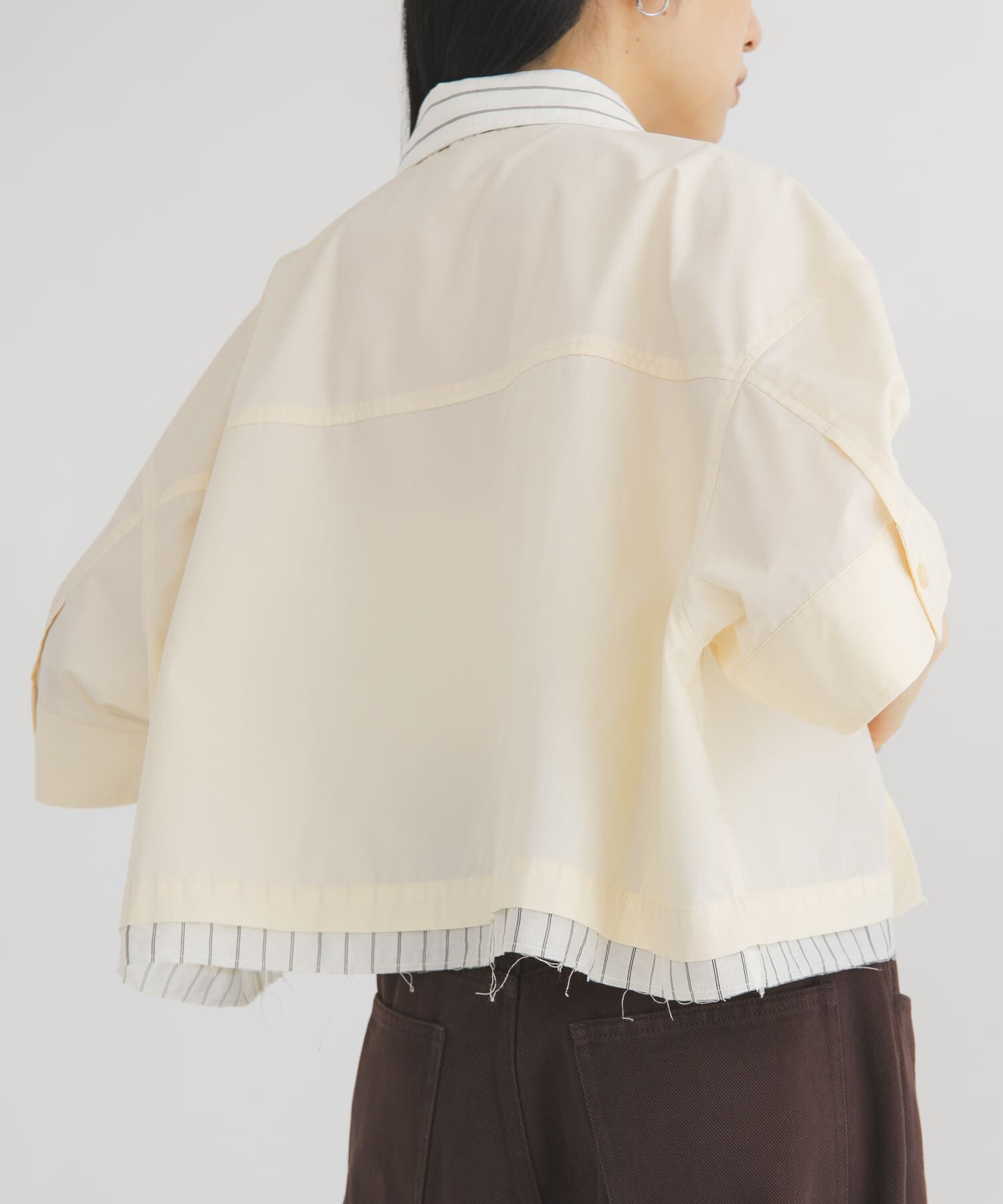  「レイヤードライクBOXシャツ」|シャツ・ブラウス|