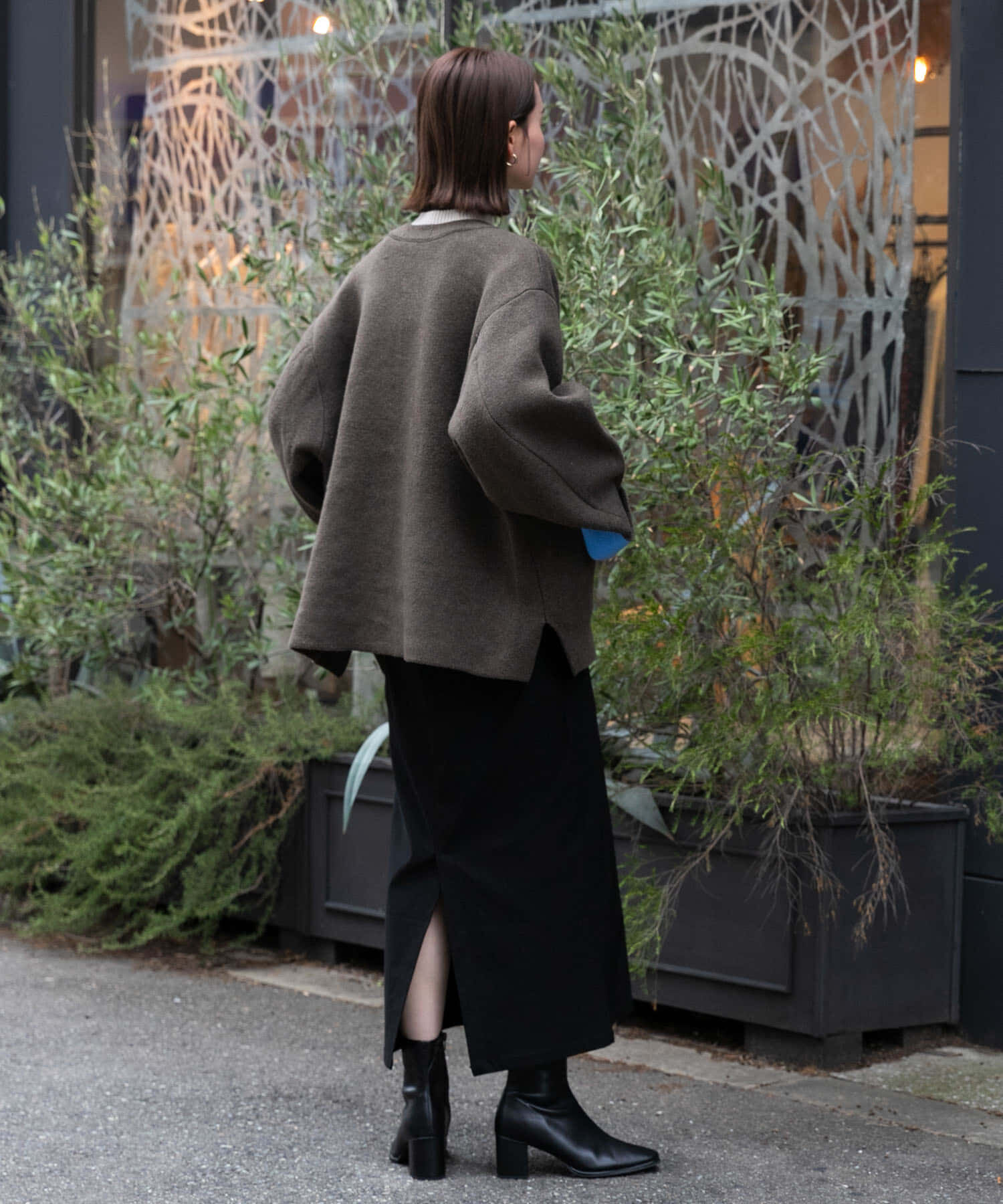 SENSE OF PLACE by URBAN RESEARCH「『消臭』スクエアトウセンターシームストレッチブーツ」|ショートブーツ|