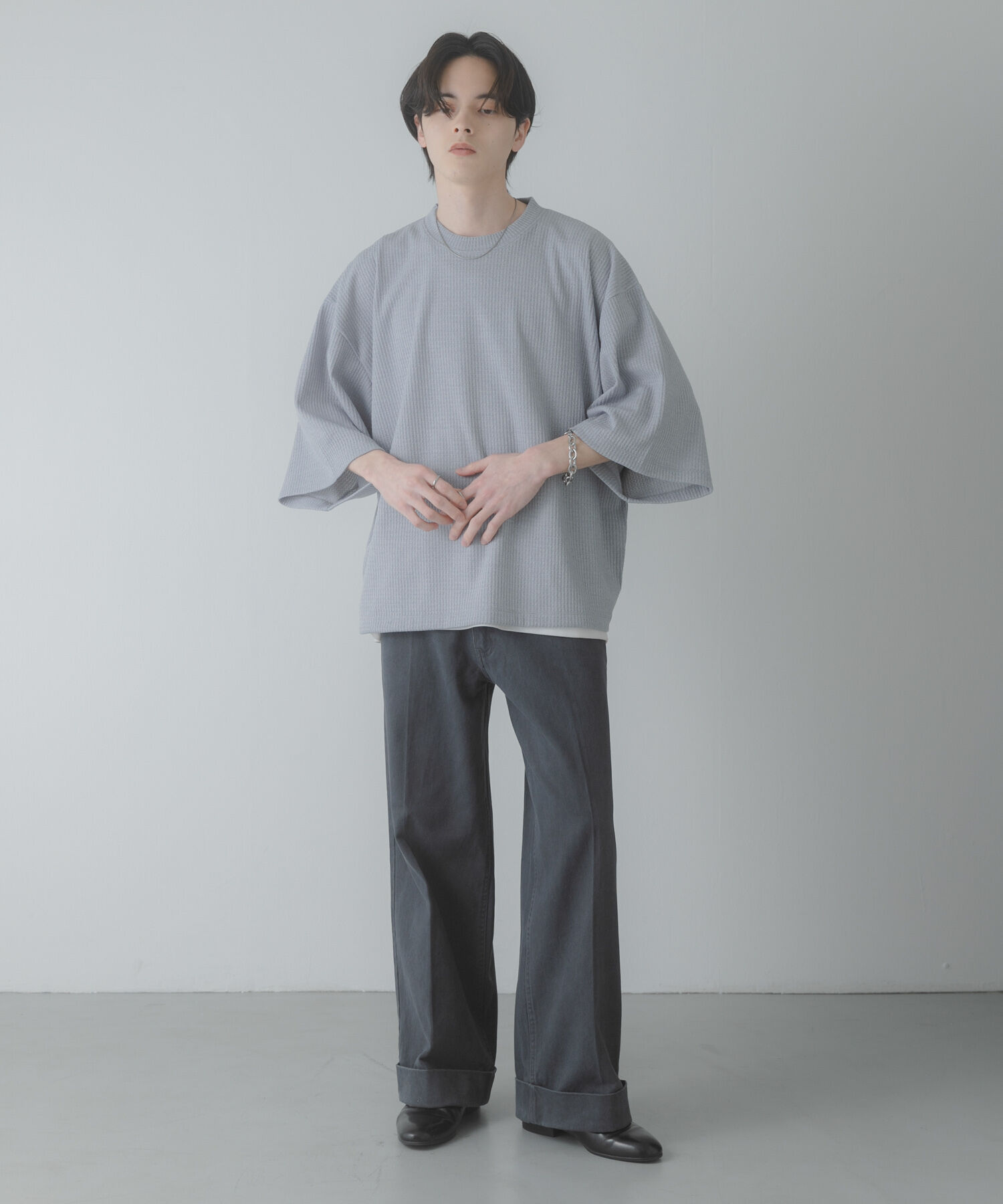 SENSE OF PLACE by URBAN RESEARCH「ソフトワッフルエクストラルーズTシャツ」|Tシャツ・カットソー|