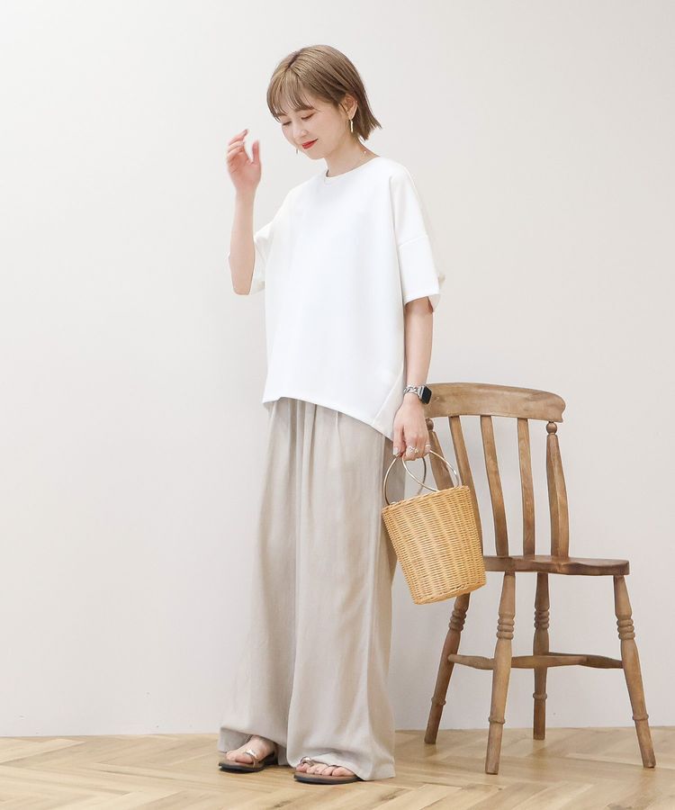 AMERICAN HOLIC「【WEB限定】バックフリル半袖プルオーバー」|Tシャツ・カットソー|