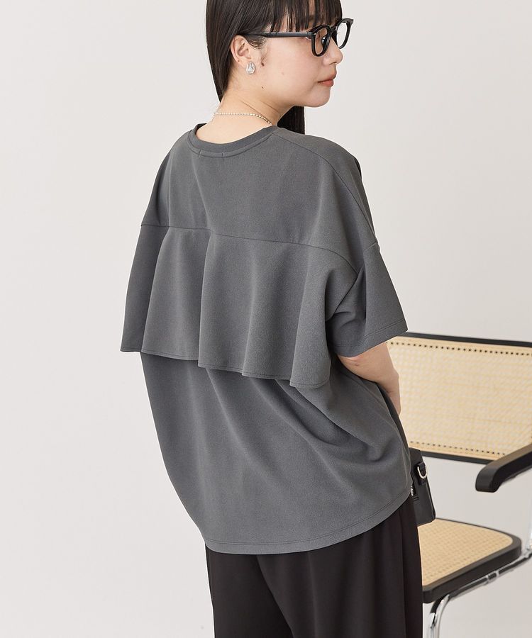 AMERICAN HOLIC「【WEB限定】バックフリル半袖プルオーバー」|Tシャツ・カットソー|