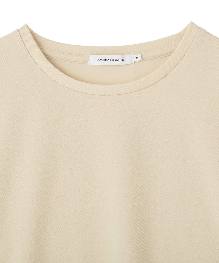 AMERICAN HOLIC「【WEB限定】バックフリル半袖プルオーバー」|Tシャツ・カットソー|
