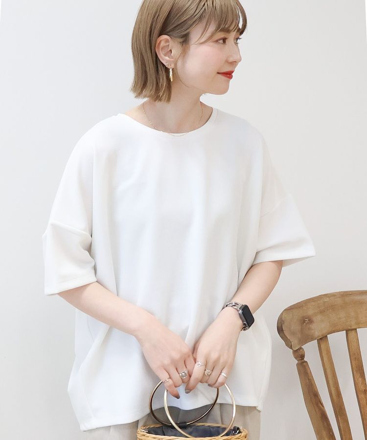 AMERICAN HOLIC「【WEB限定】バックフリル半袖プルオーバー」|Tシャツ・カットソー|