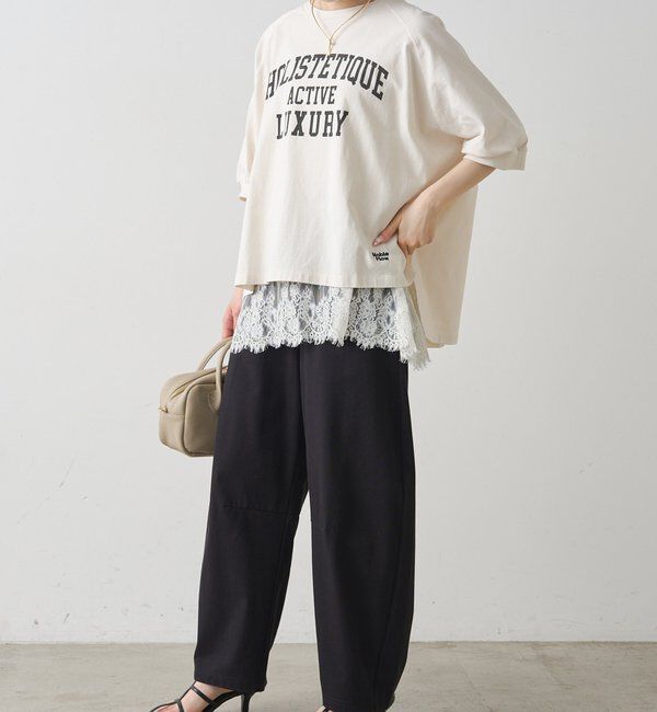  「USAコットンカレッジロゴTシャツ」|Tシャツ・カットソー|
