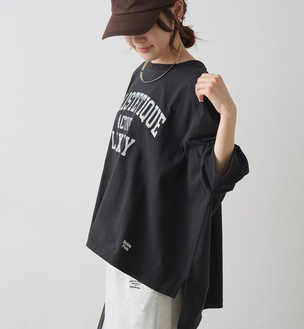  「USAコットンカレッジロゴTシャツ」|Tシャツ・カットソー|
