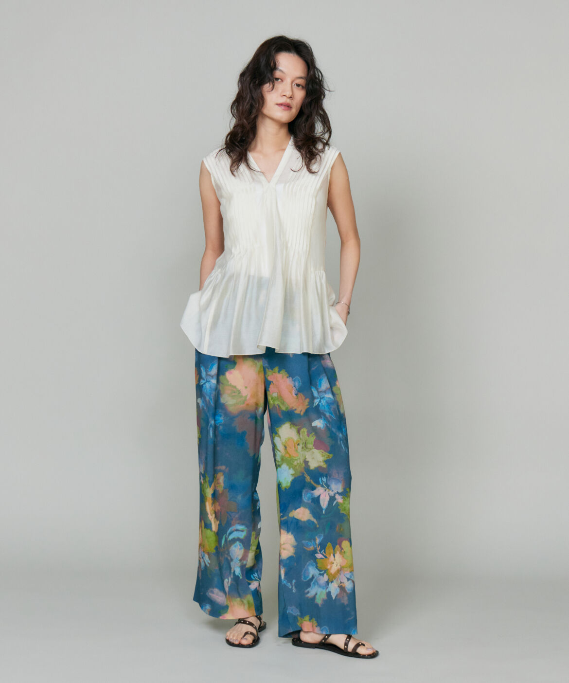 la veille by SUPERIOR CLOSET「ピンタックブラウス」|シャツ・ブラウス|