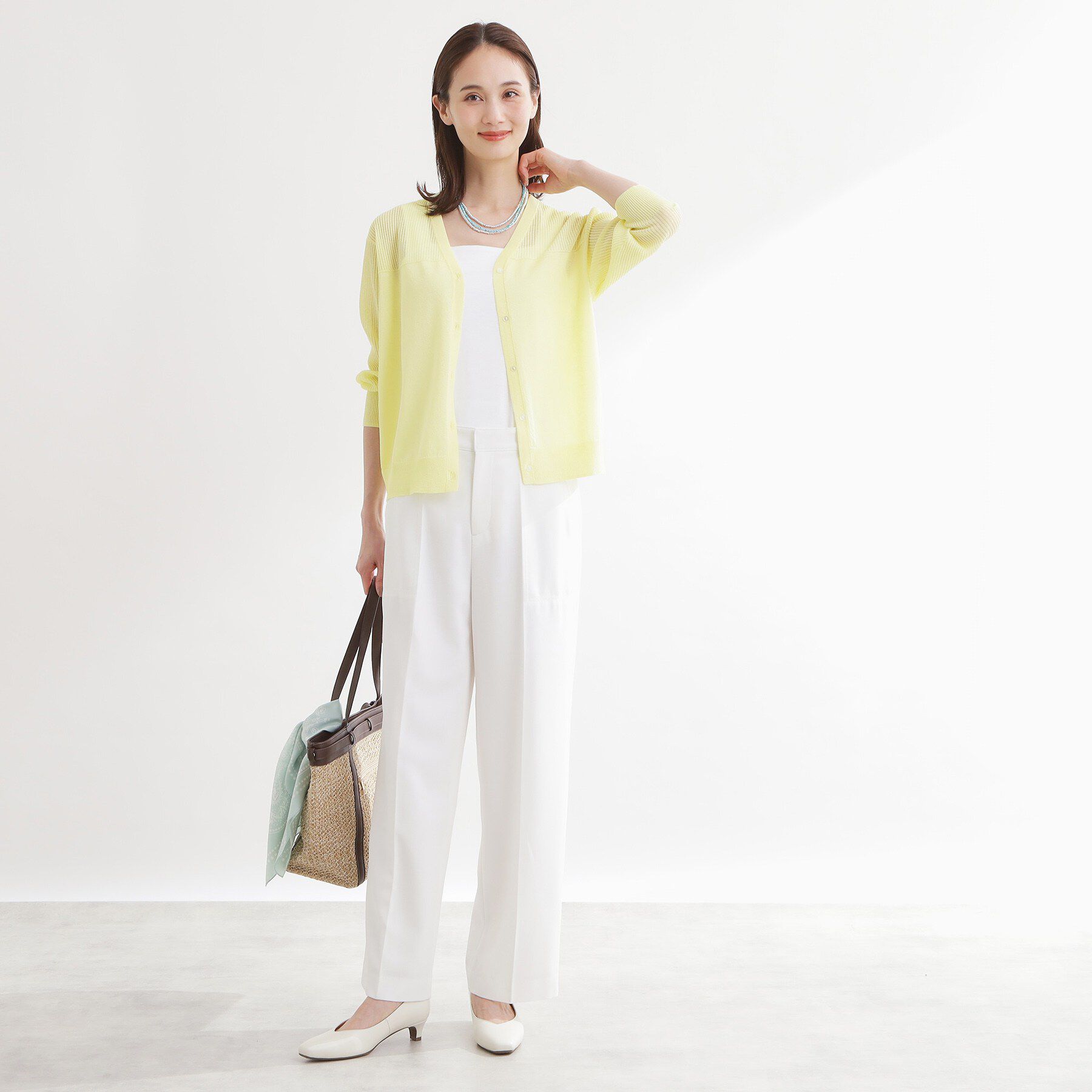 Reflect「Vネックニットカーディガン」|カーディガン|