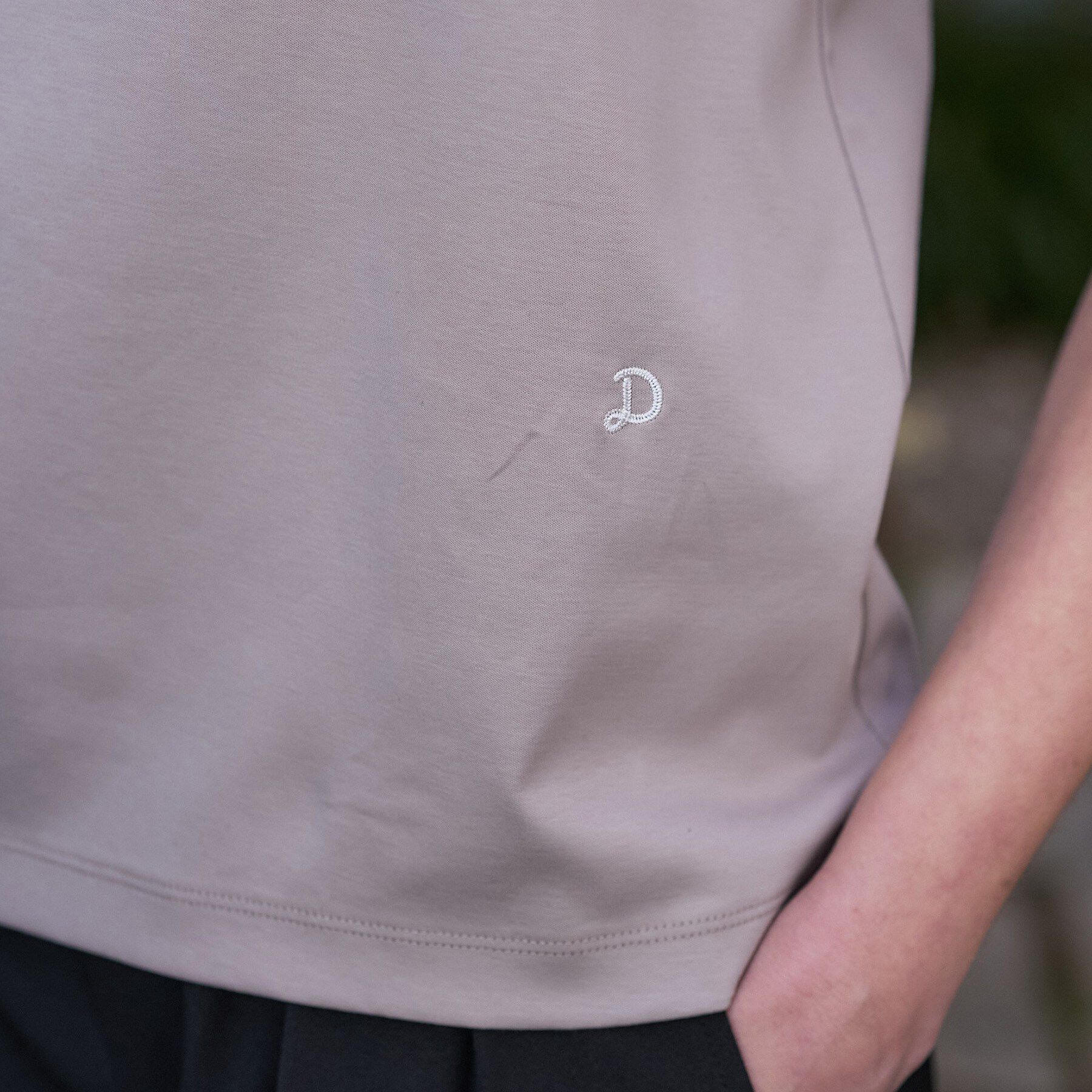 DRESSTERIOR「【接触冷感／抗菌防臭／消臭】アイスクリアコットン ターンナップT」|Tシャツ・カットソー|