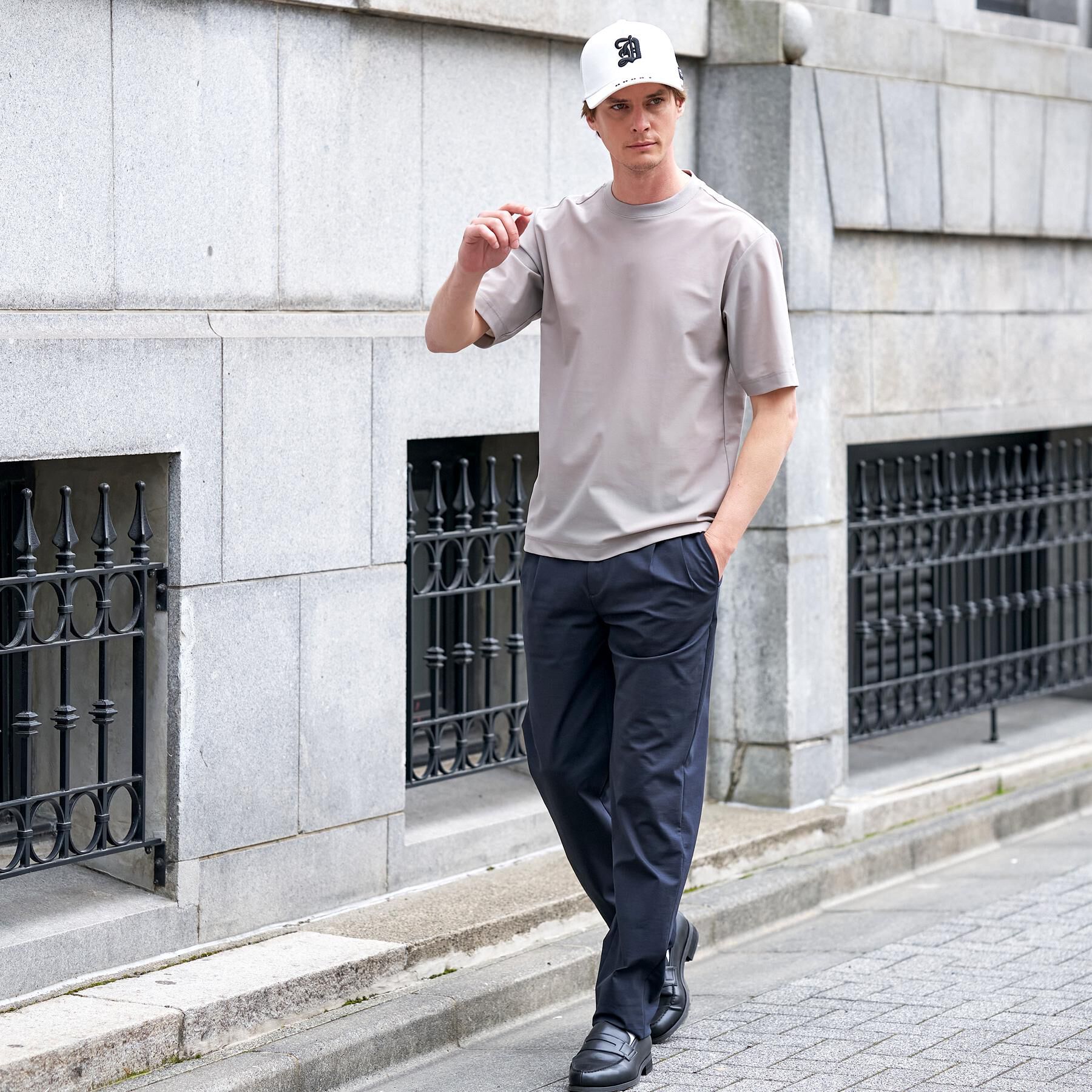 DRESSTERIOR「【接触冷感/UVカット/ウォッシャブル】AIRTOOL クルーネックTシャツ」|Tシャツ・カットソー|