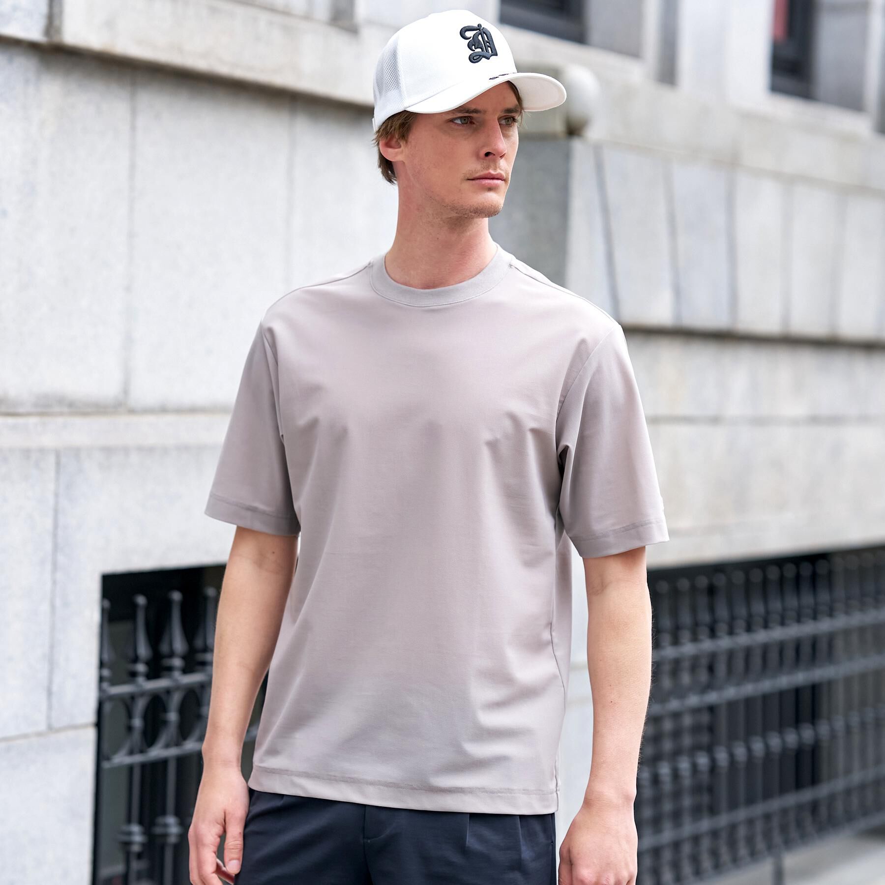 DRESSTERIOR「【接触冷感/UVカット/ウォッシャブル】AIRTOOL クルーネックTシャツ」|Tシャツ・カットソー|