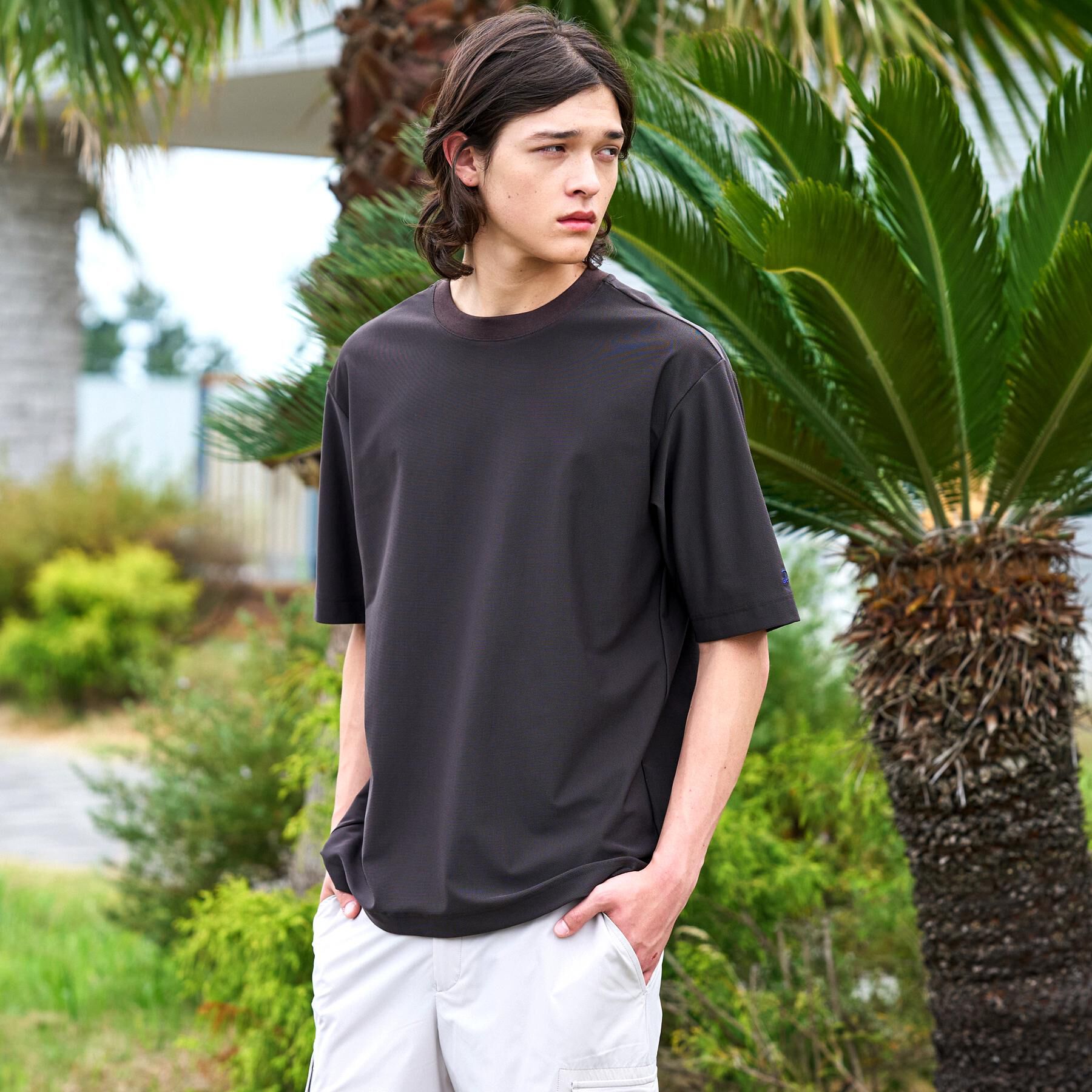 DRESSTERIOR「【接触冷感/UVカット/ウォッシャブル】AIRTOOL クルーネックTシャツ」|Tシャツ・カットソー|