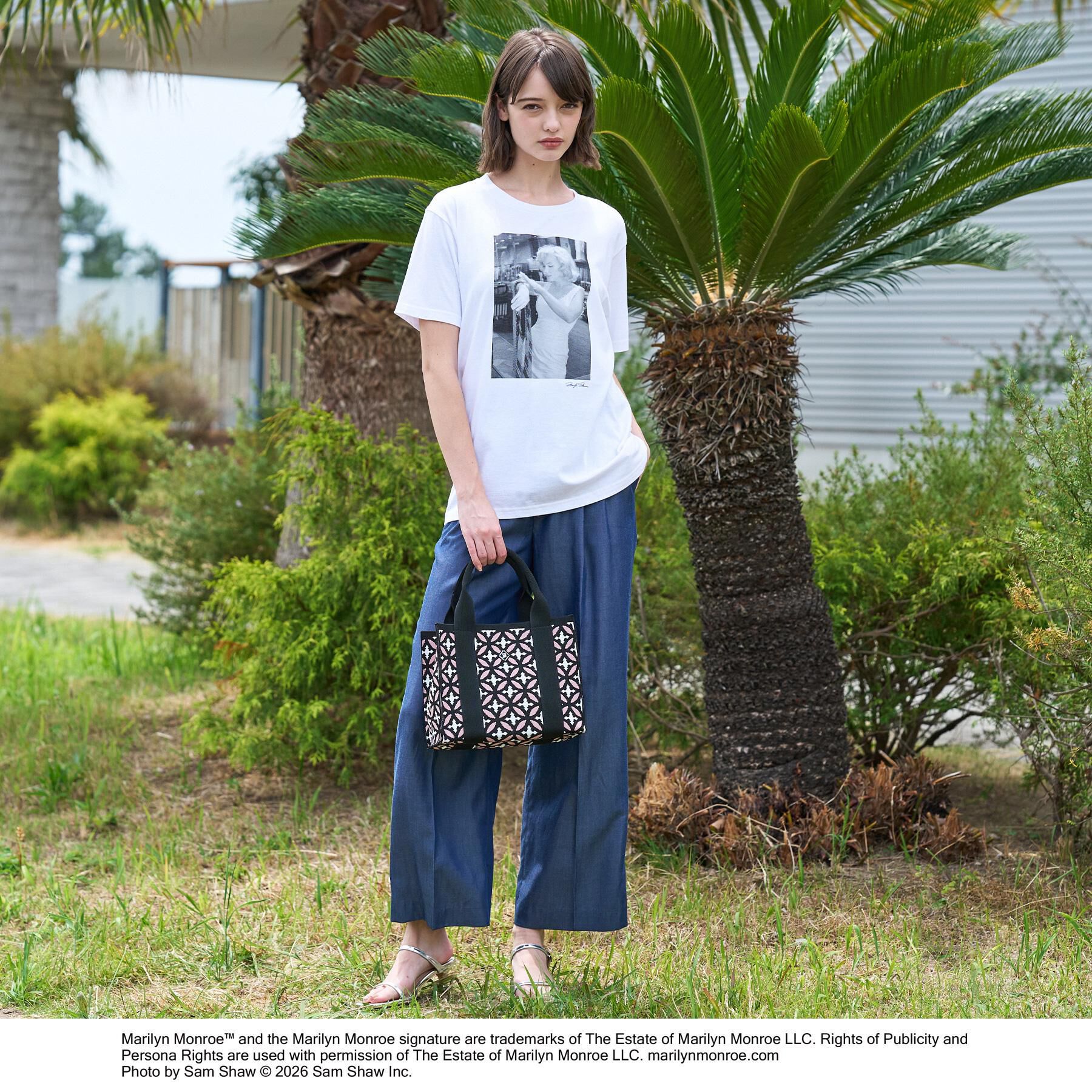 DRESSTERIOR「【別注】マリリンモンロー/モノトーンプリントTシャツ」|Tシャツ・カットソー|