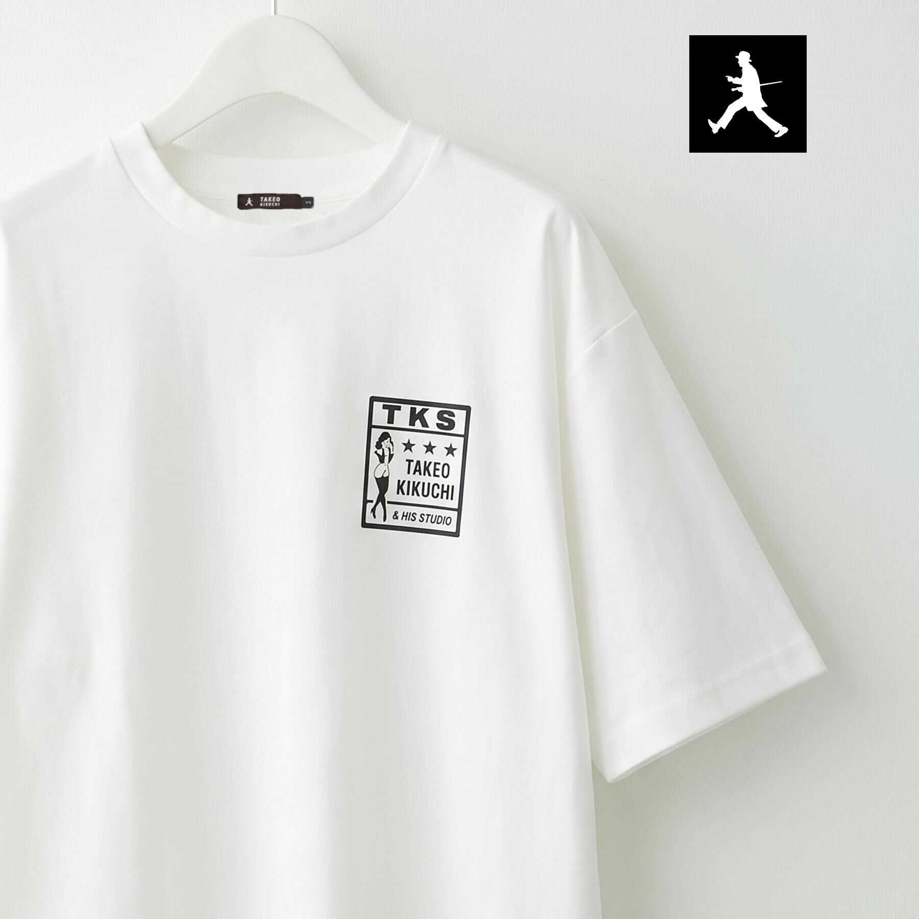 TAKEO KIKUCHI「【BOWLER HAT LABEL】アイスクリアコットン ラッキーセブン 半袖Tシャツ」|Tシャツ・カットソー|