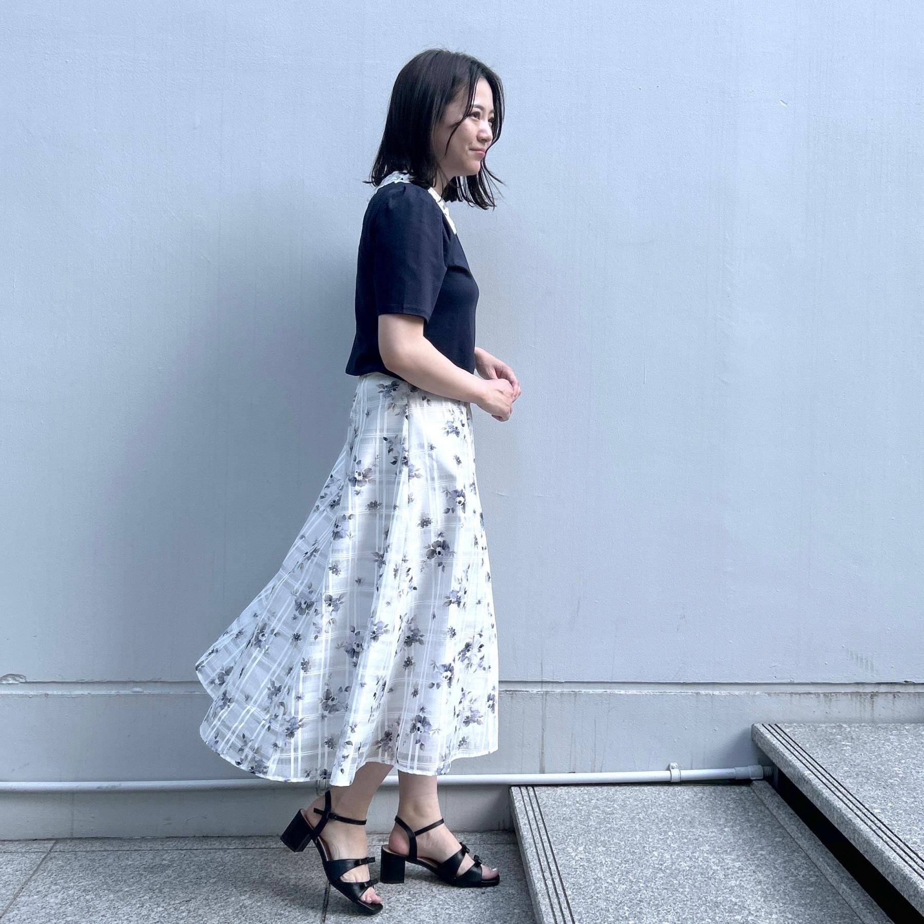 Couture broach「【UVカット・接触冷感・洗える】襟レース トップス」|Tシャツ・カットソー|