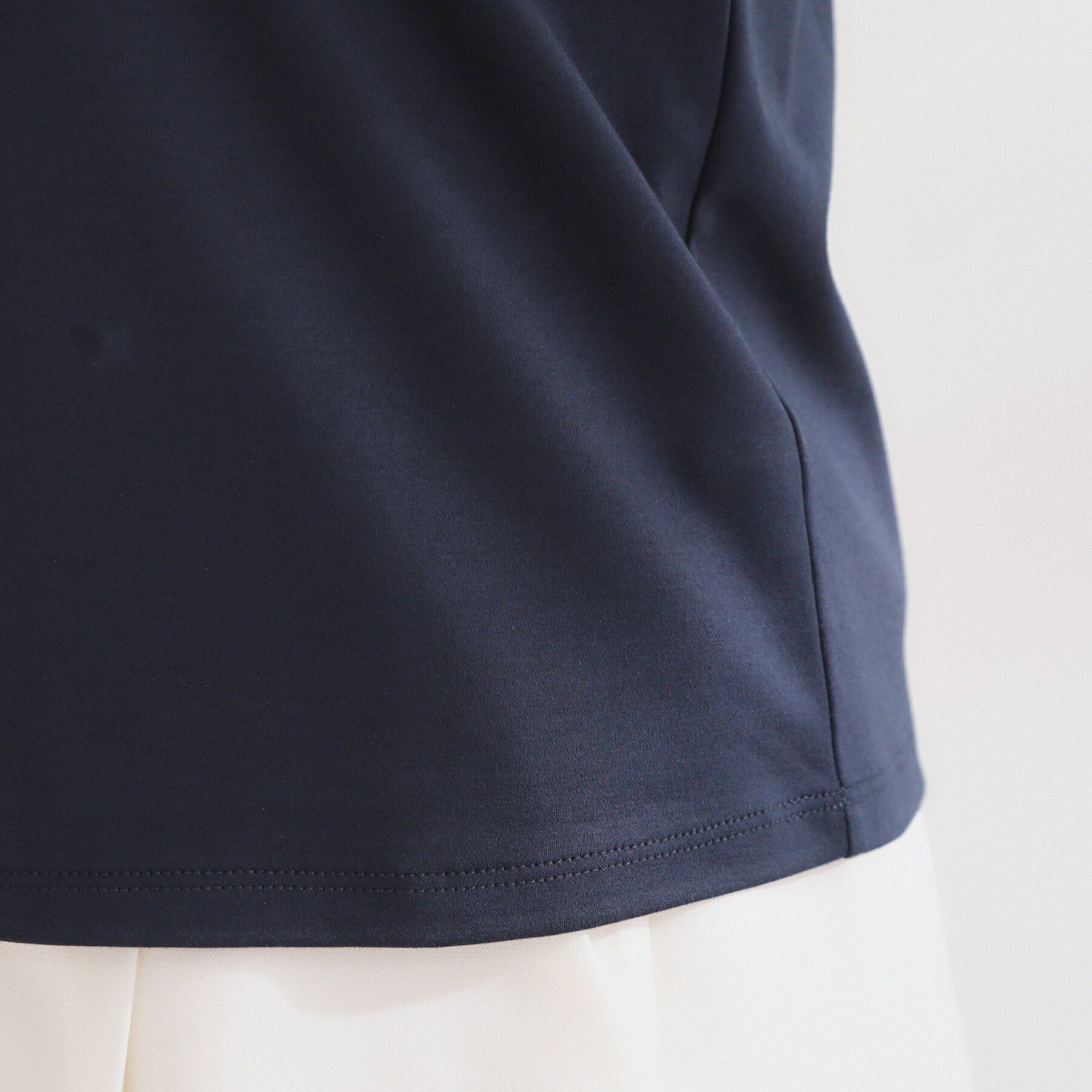 Couture broach「【UVカット・接触冷感・洗える】襟レース トップス」|Tシャツ・カットソー|