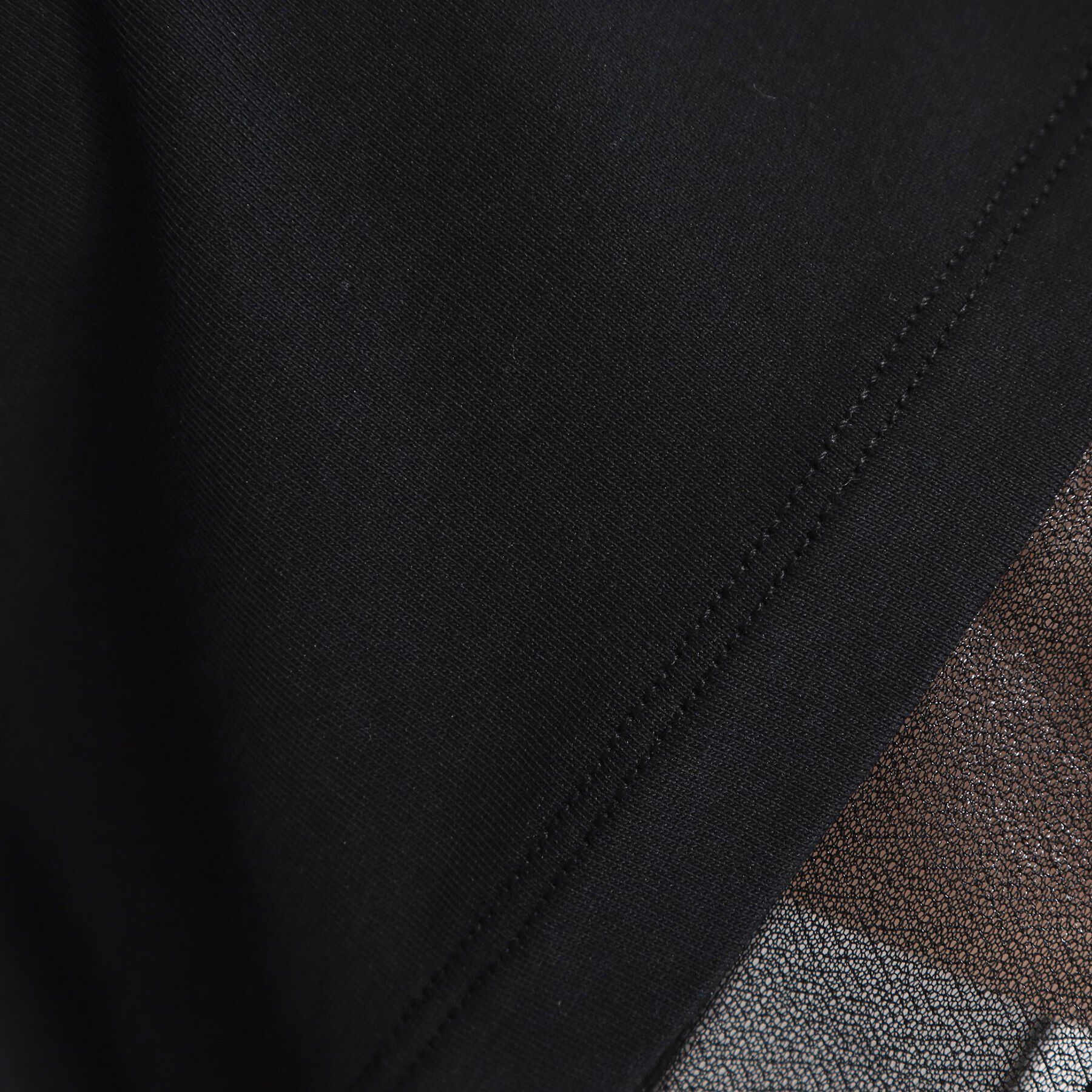 THE SHOP TK「【M-XL/ひんやり】上品な透け感 袖口シアーTシャツ」|Tシャツ・カットソー|