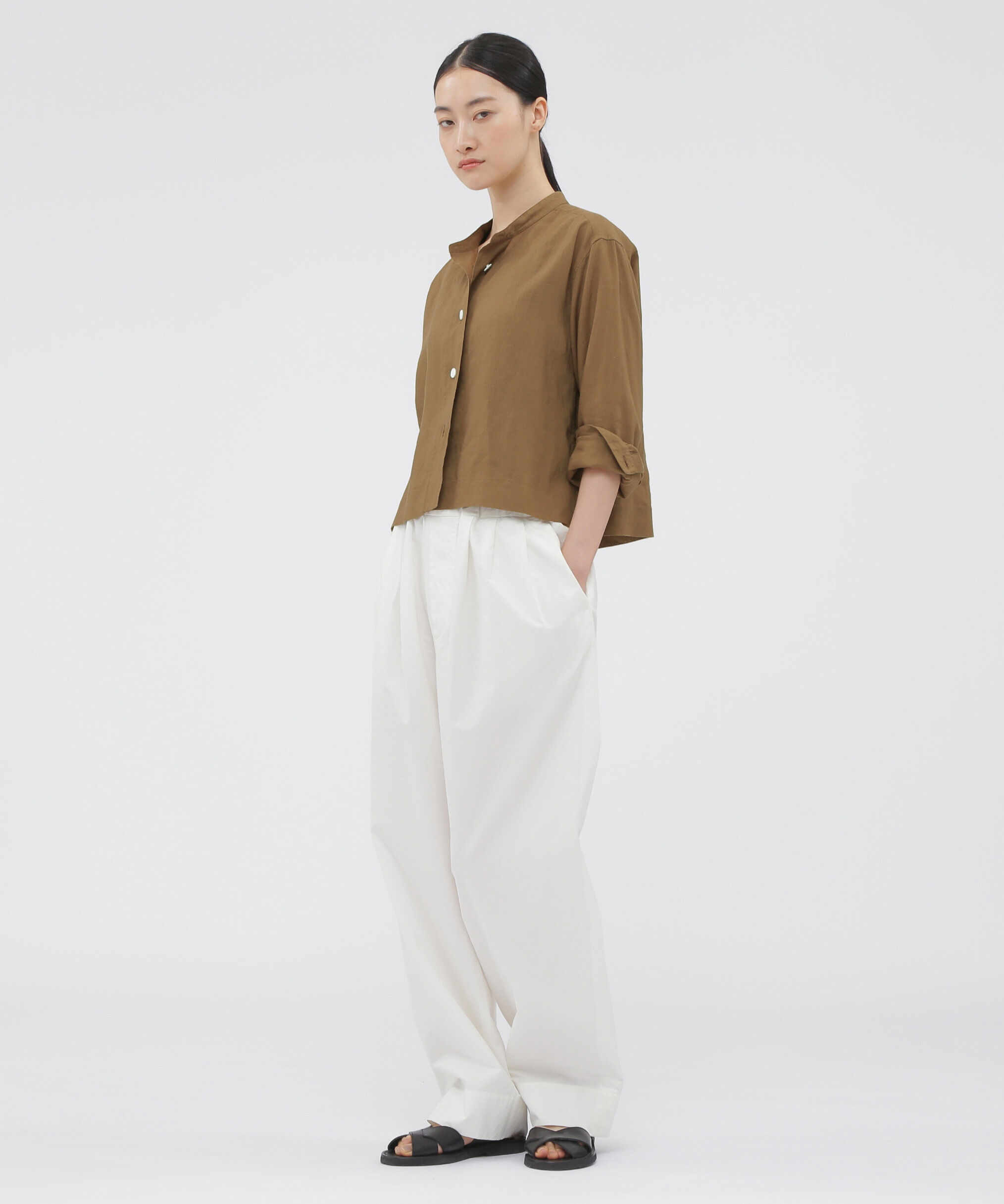  「LIGHTWEIGHT LINEN SHIRT」|シャツ・ブラウス|