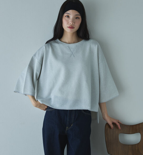 Doux archives「ラメ裏毛ショートスリーブＰＯ」|Tシャツ・カットソー|
