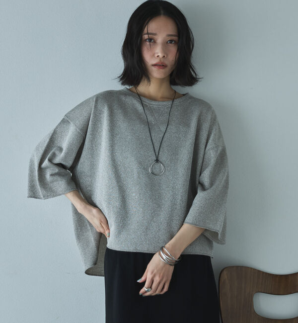 Doux archives「ラメ裏毛ショートスリーブＰＯ」|Tシャツ・カットソー|