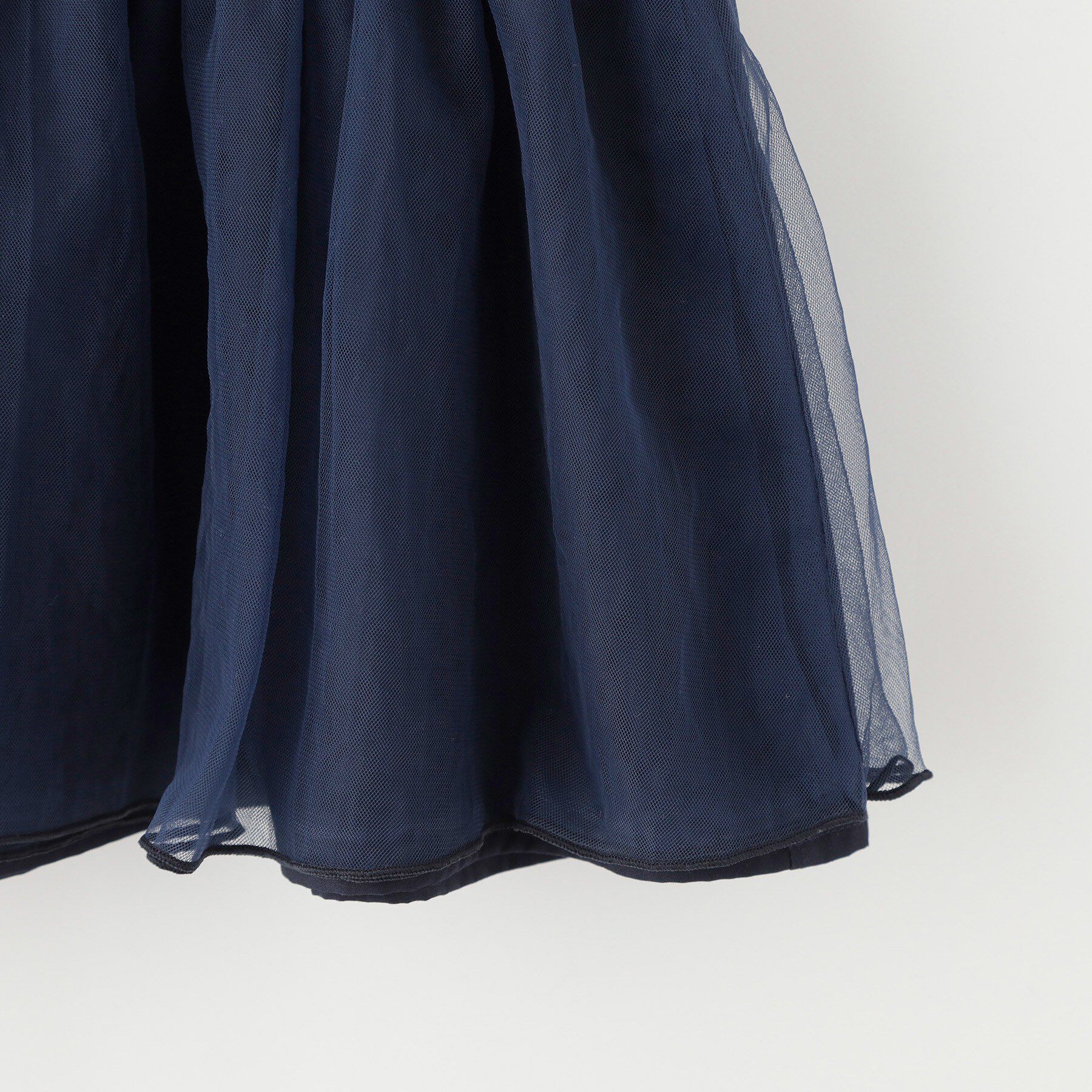 SHOO･LA･RUE「【100-130cm】チュール付きセーラーブラウス」|シャツ・ブラウス|