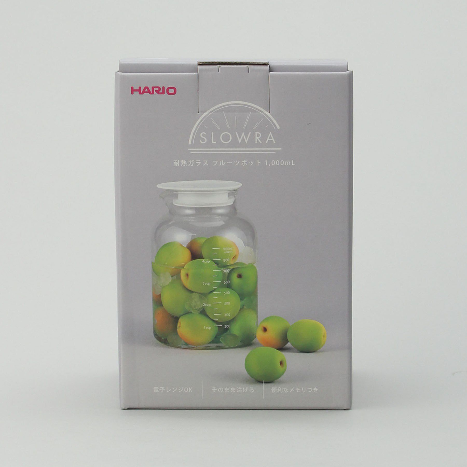212 KITCHEN STORE「SLOWRA 耐熱ガラス フルーツポット 1,000mL ＜HARIO ハリオ＞」|食器・キッチングッズ|