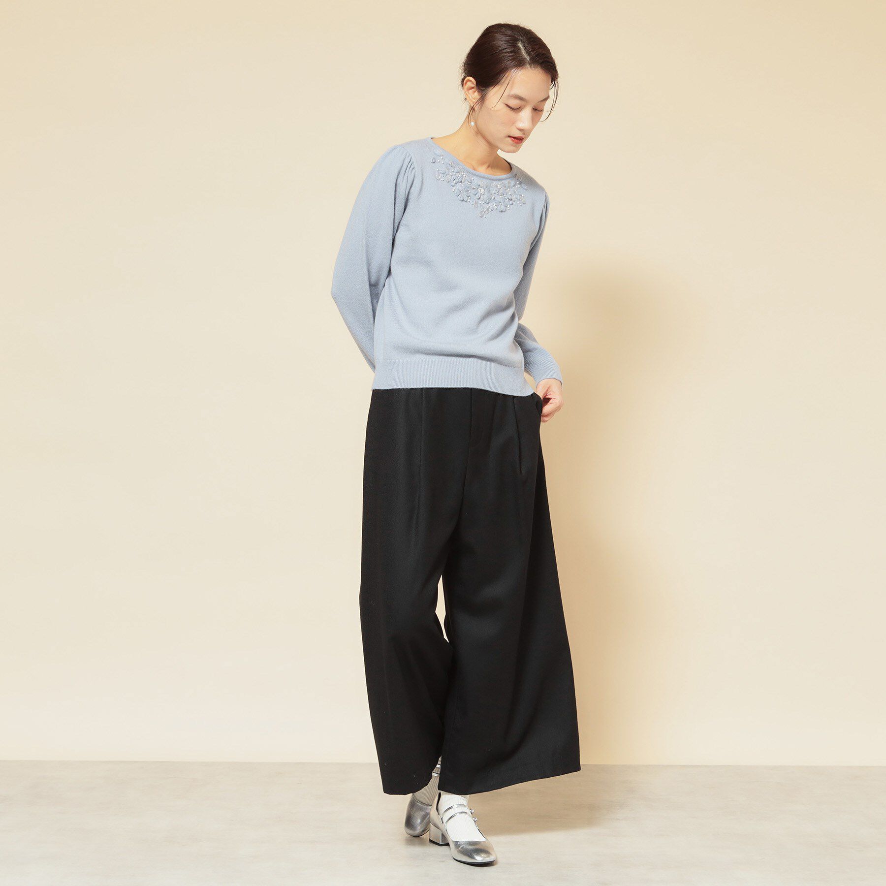 SunaUna「【上品/華やか】クラフトニット」|ニット・セーター|
