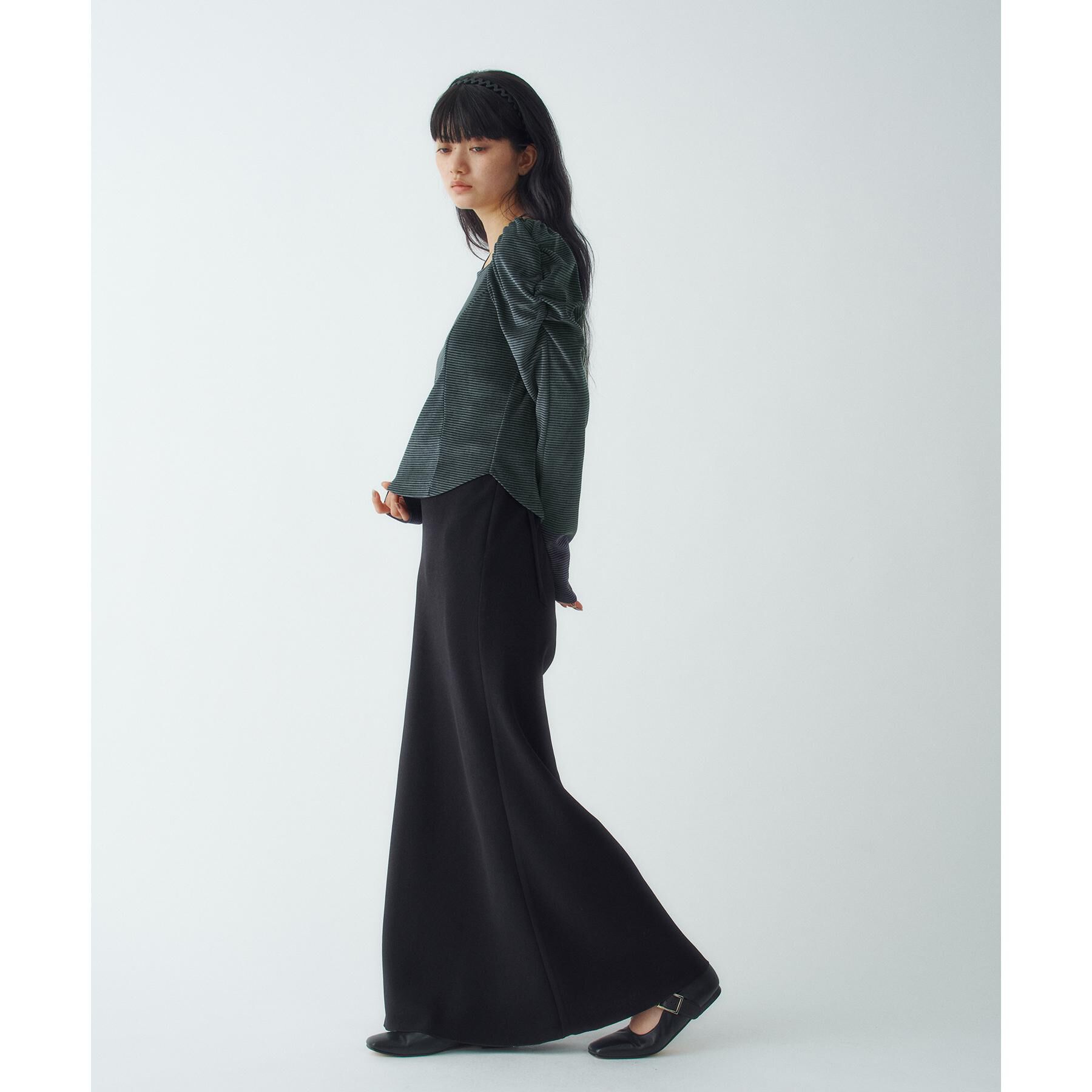CODE A「velour square puff top」|Tシャツ・カットソー|
