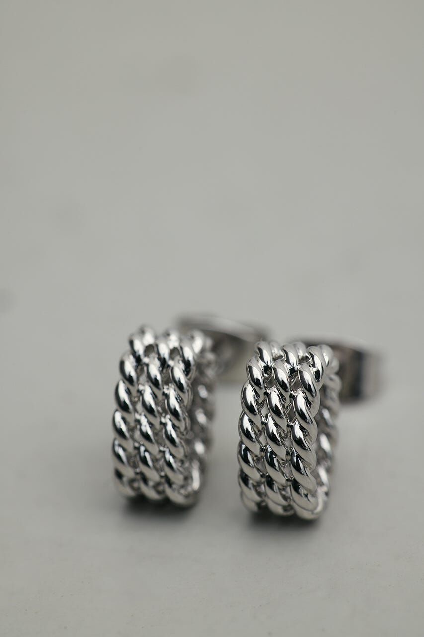 STYLEMIXER「メッシュデザインミニマムピアス」|ピアス|