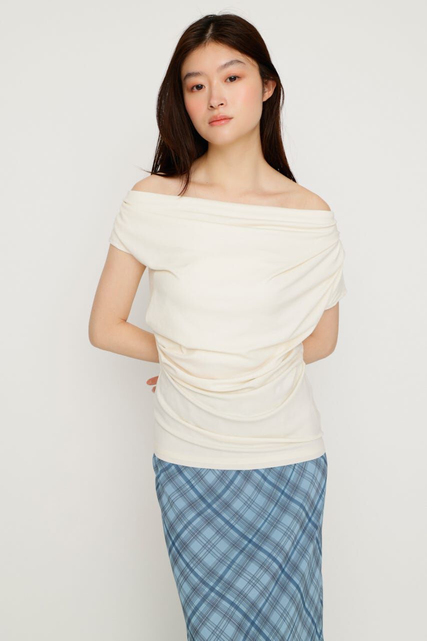 SLY「ONE SHOULDER CUT トップス」|Tシャツ・カットソー|