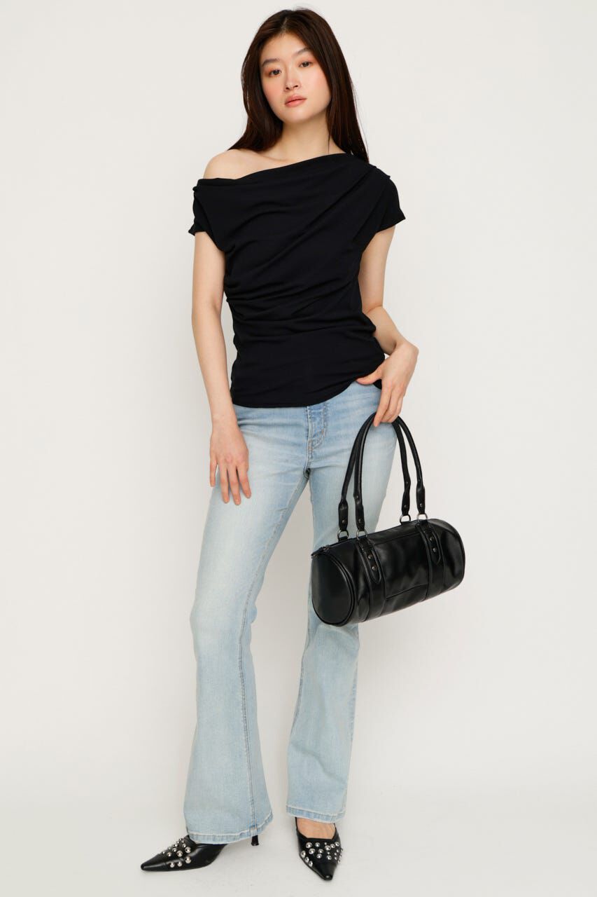 SLY「ONE SHOULDER CUT トップス」|Tシャツ・カットソー|